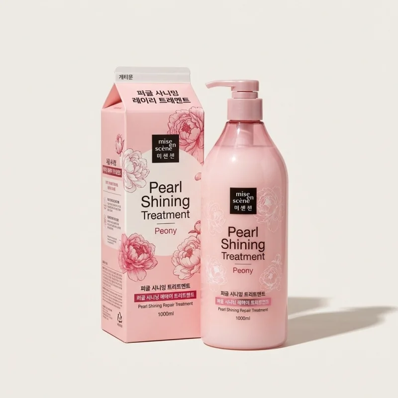 Mise en Scene Pearl Shining Repair Treatment Peony 1000ml for Damaged Hair - Main Image