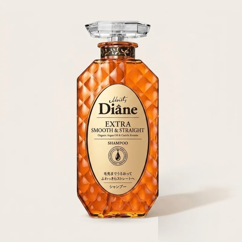 Moist Diane Extra Straight Shampoo Refill - Smoothing Argan Oil Formula - Main Image