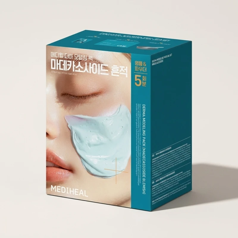 MEDIHEAL Derma Modeling Pack Madecassoside Blemish Care Set (5 Treatments) - Main Image