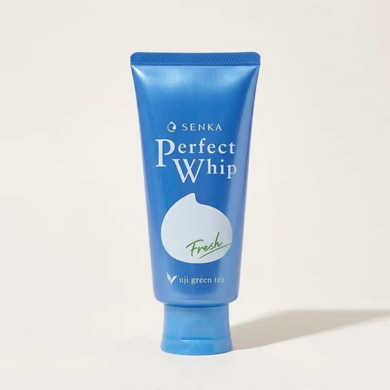 Senka Perfect Whip Fresh Facial Cleanser with Uji Green Tea, 100g - Main Image