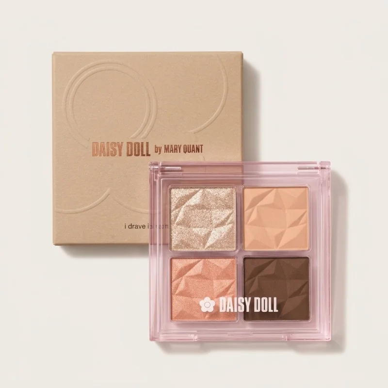 DAISY DOLL by Mary Quant Eyeshadow Palette 01 Almond Latte Neutral 4-Color Quad - Main Image