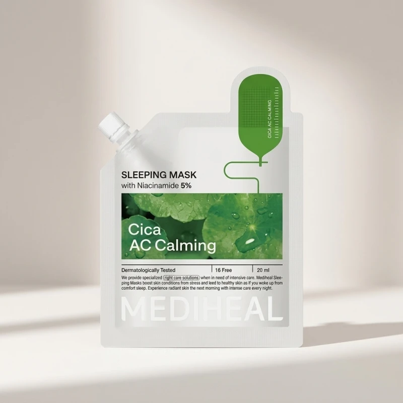 MEDIHEAL Cica AC Calming Sleeping Mask with 5% Niacinamide, 20ml - Main Image