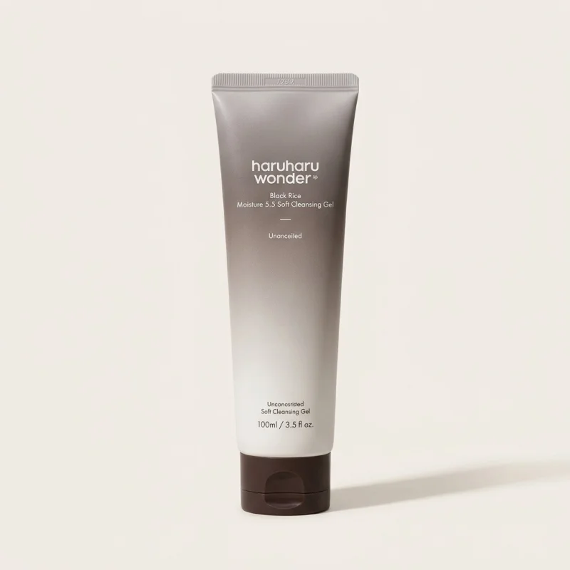 Haruharu Wonder Black Rice Moisture 5.5 Soft Cleansing Gel - Unscented 100ml - Main Image