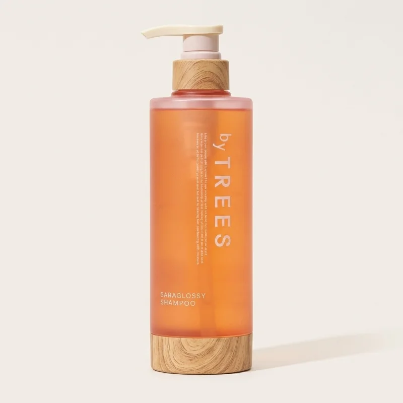 BY TREES Sara Glossy Shampoo 450ml - Smooth and Radiant Botanical Hair Care - Main Image