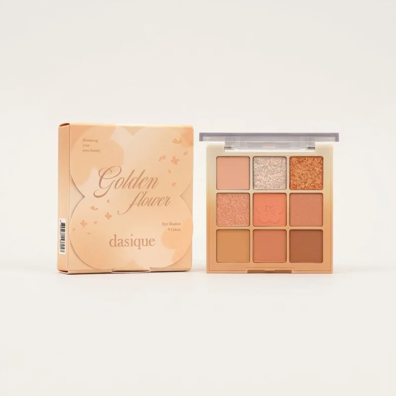 Dasique Shadow Palette 26 Golden Flower - 9-Color Warm Floral Eyeshadow - Main Image