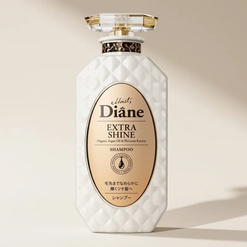 Moist Diane Perfect Beauty Extra Shine Shampoo - Hydrating Hair Care 450ml - Main Image