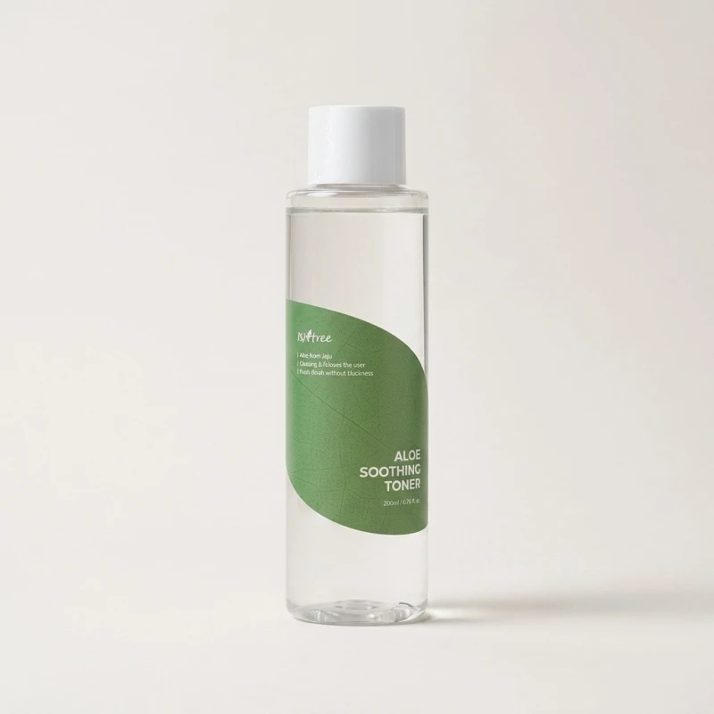 ISNTREE Aloe Soothing Toner 200ml - 80% Aloe Vera Extract for Hydrated Skin - Main Image