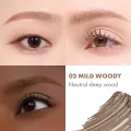 rom&nd Han All Brow Cara 02 Mild Woody - Natural Finish Eyebrow Mascara 2