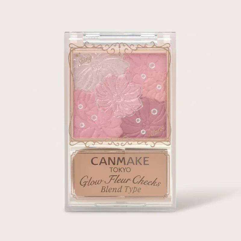 CANMAKE Glow Fleur Cheeks Blend Type B02 Rose Ballerina - Luminous Blush - Main Image