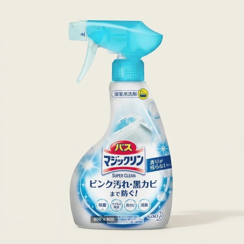 Kao Magiclean Super Clean Bathroom Spray - Prevents Pink Stains & Mold - Main Image