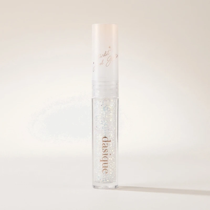 Dasique Starlit Jewel Liquid Glitter 01 Frozen Gold - Sparkling Eye Makeup - Main Image