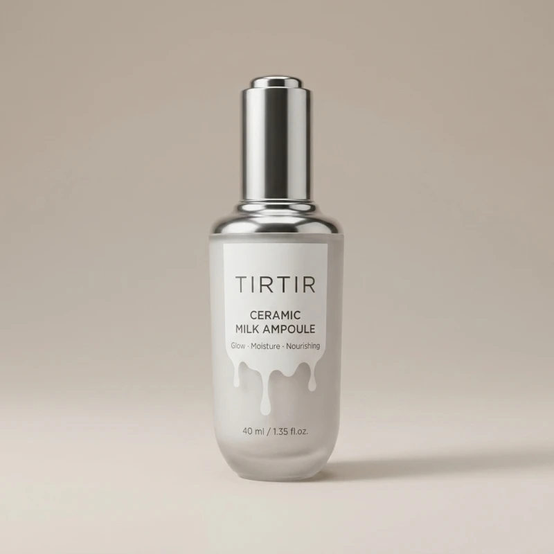 TIRTIR Ceramic Milk Ampoule 40ml - Hydrating Face Serum for Radiant Glow - Main Image