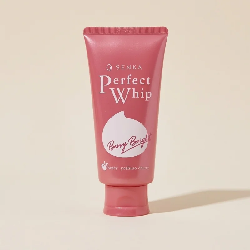 Shiseido Senka Perfect Whip Berry Bright Cleanser - 100g Radiant Foam - Main Image