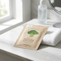 SKINFOOD Broccoli Sous Vide Mask Sheet (10 Count) - Refreshing Toner Essence 3