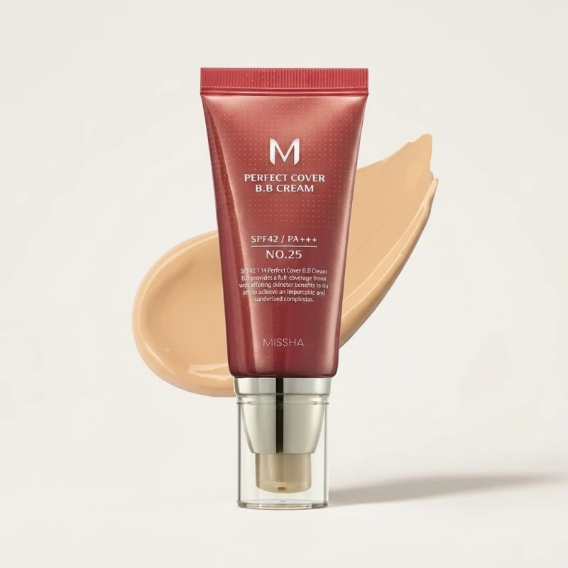 MISSHA M Perfect Cover BB Cream SPF 42 PA+++ #25 Warm Beige, 50g - Main Image