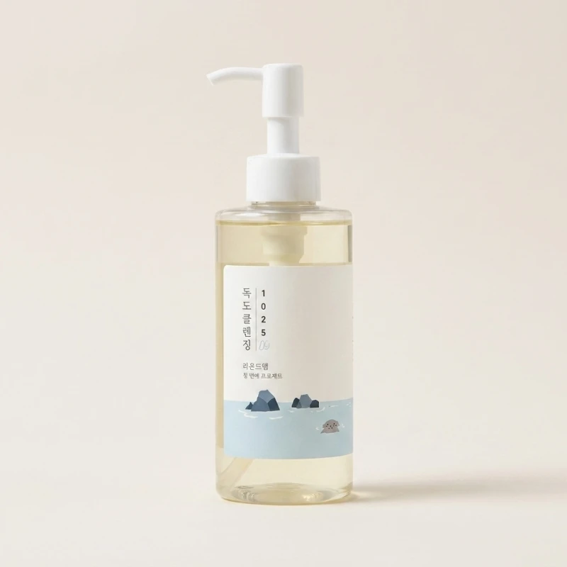ROUND LAB 1025 Dokdo Cleansing Oil 200ml - Gentle Deep Pore Cleansing - Main Image