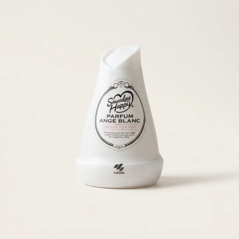 Kobayashi Sawaday Happy Ange Blanc Gel Air Freshener, Floral Fragrance 120g - Main Image