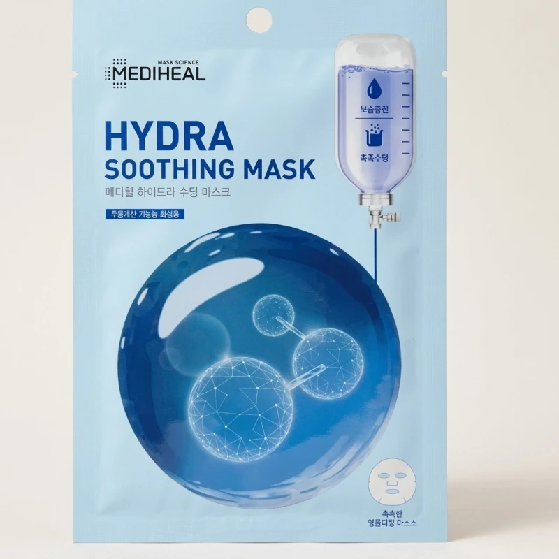 MEDIHEAL Hydra Soothing Mask - Deep Hydration and Skin Calming Solution - Main Image