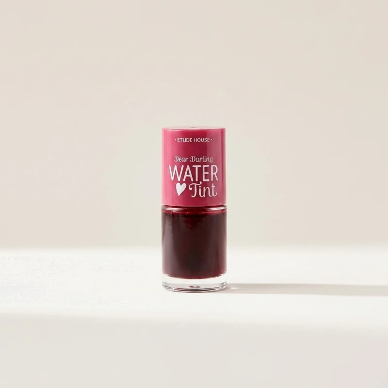 ETUDE Dear Darling Water Tint - 02 Cherry Ade, Vibrant Water-Based Lip Stain - Main Image