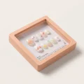 Semicured Gel Nail Strips - Bow & Heart Art Design with 3D Accents 4