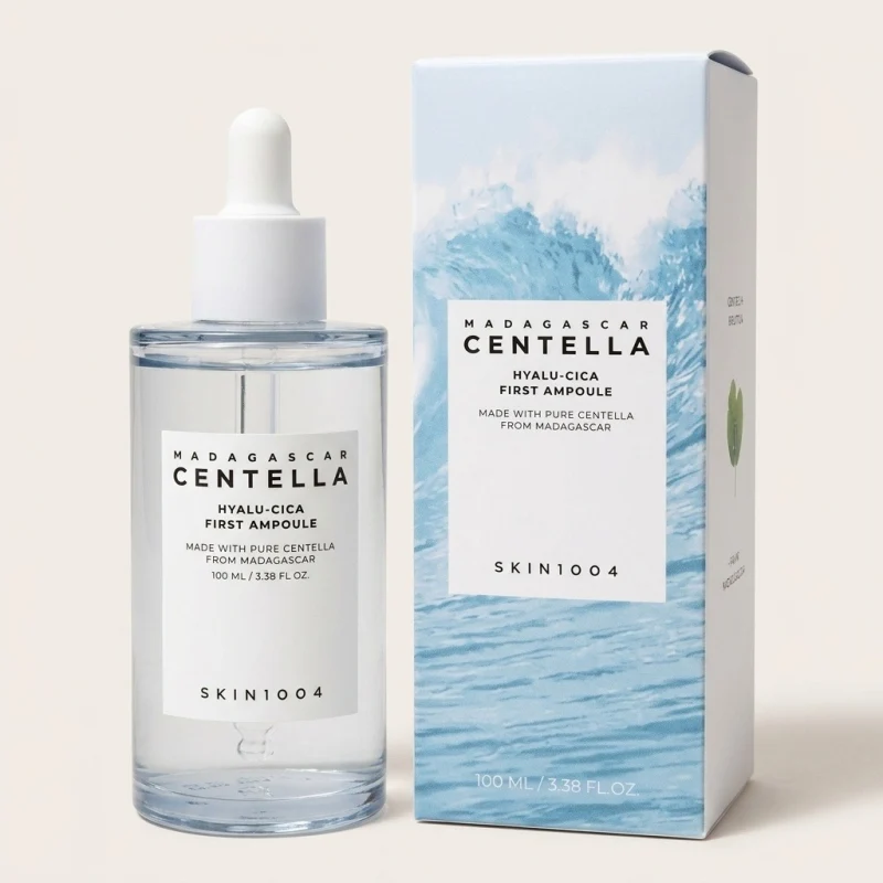 SKIN1004 Madagascar Centella Hyalu-Cica First Ampoule - Soothing Hydration 100ml - Main Image