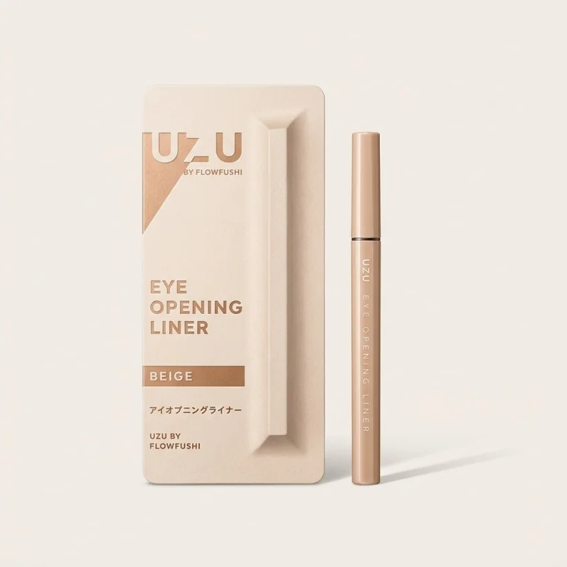 UZU BY FLOWFUSHI Eye Opening Liner Beige - Precision Liquid Eyeliner - Main Image