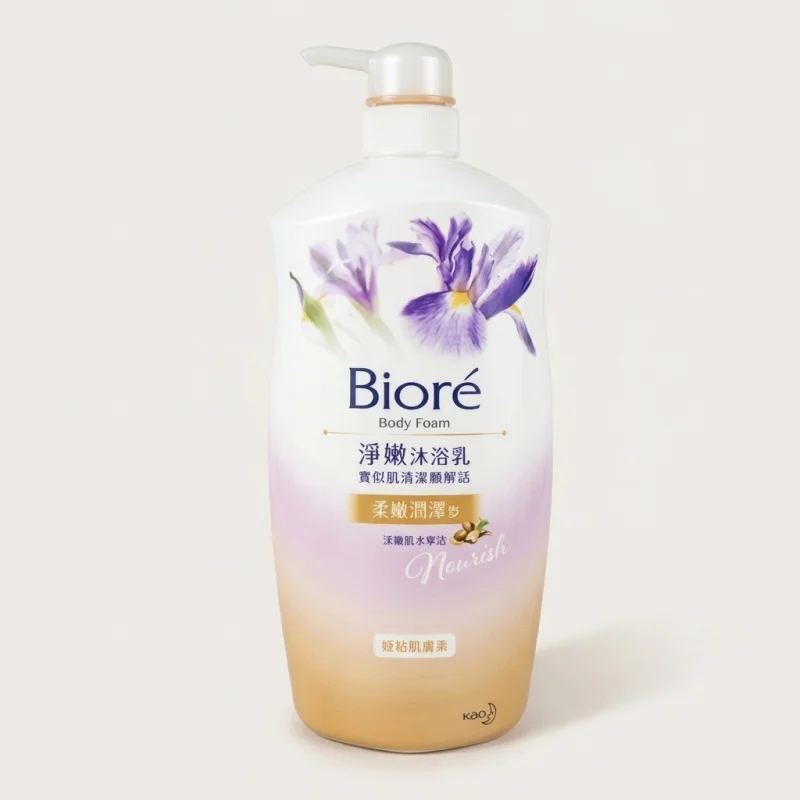 Biore Clean and Soft Body Wash Iris Fragrance with Shea Butter 1000ml - Main Image