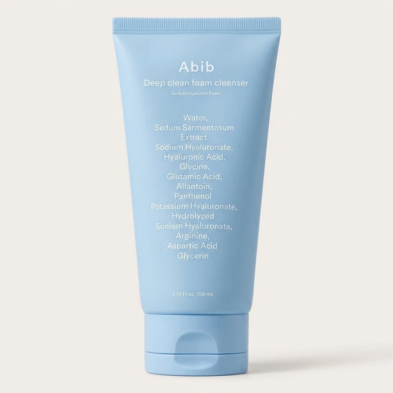 Abib Sedum Hyaluron Foam Cleanser 150ml - Hydrating and Gentle Face Wash - Main Image