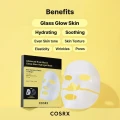 COSRX Advanced Snail Mucin Glass Glow Hydrogel Mask, Hydrating & Firming, 3 Pack 3