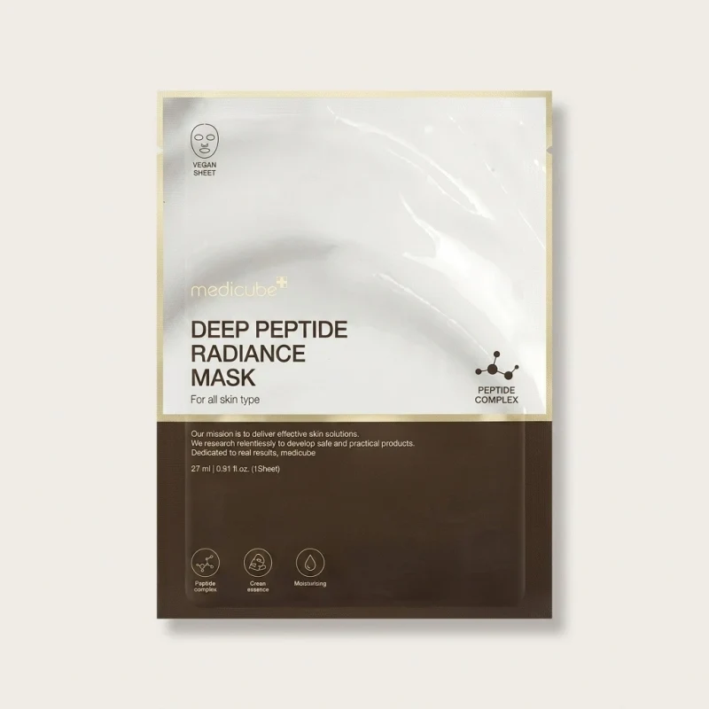 Medicube Deep Peptide Radiance Mask - Firming & Glass Skin Glow Sheet Mask - Main Image