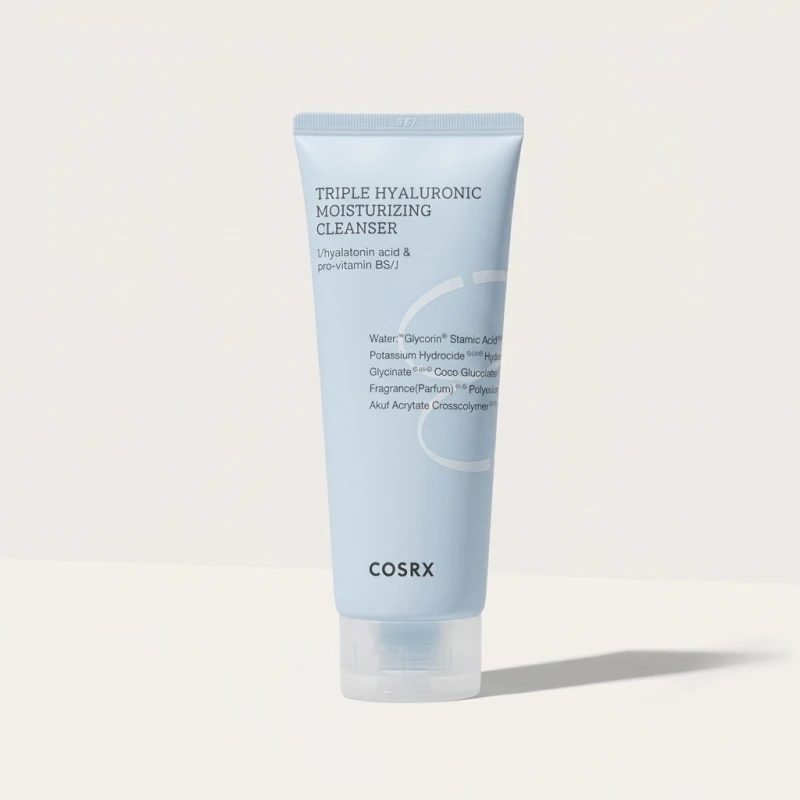 COSRX Hydrium Triple Hyaluronic Moisturizing Cleanser - Hydrating Wash 150ml - Main Image