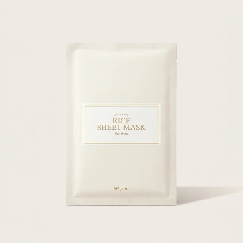 I'M FROM Rice Sheet Mask - Brightening and Hydrating with Yeoju Rice (5 Sheets) - Main Image