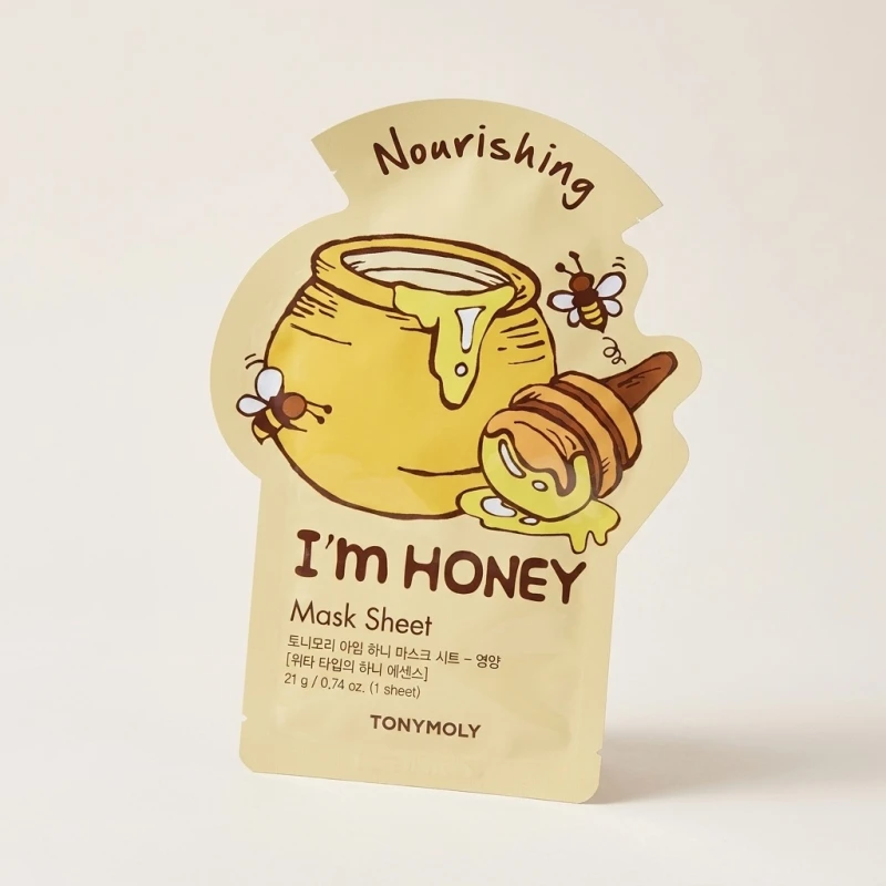 TONYMOLY I'm Honey Mask Sheet - Nourishing and Hydrating Facial Treatment - Main Image