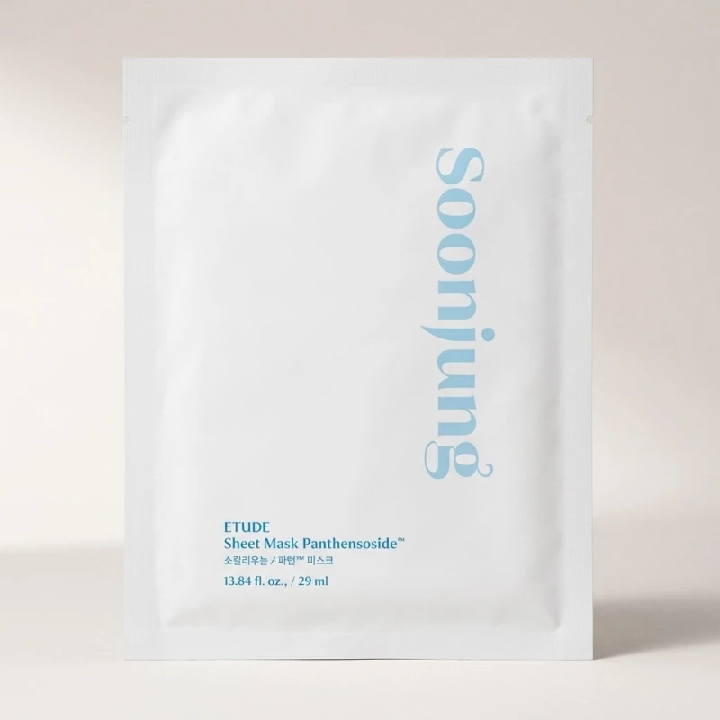 ETUDE Soon Jung Panthensoside Sheet Mask 25ml - Soothing Care for Sensitive Skin - Main Image