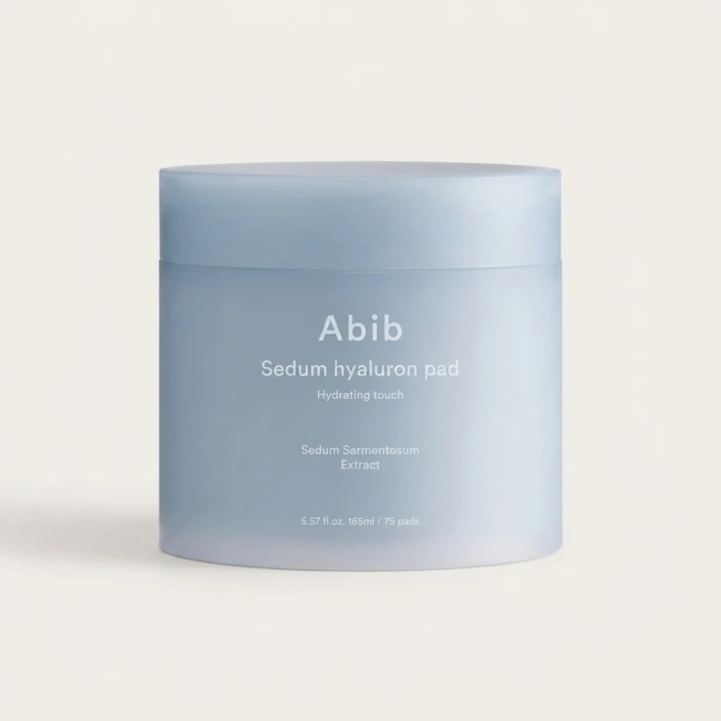 Abib Sedum Hyaluron Pad Hydrating Touch - 75 Moisturizing Facial Toner Pads - Main Image