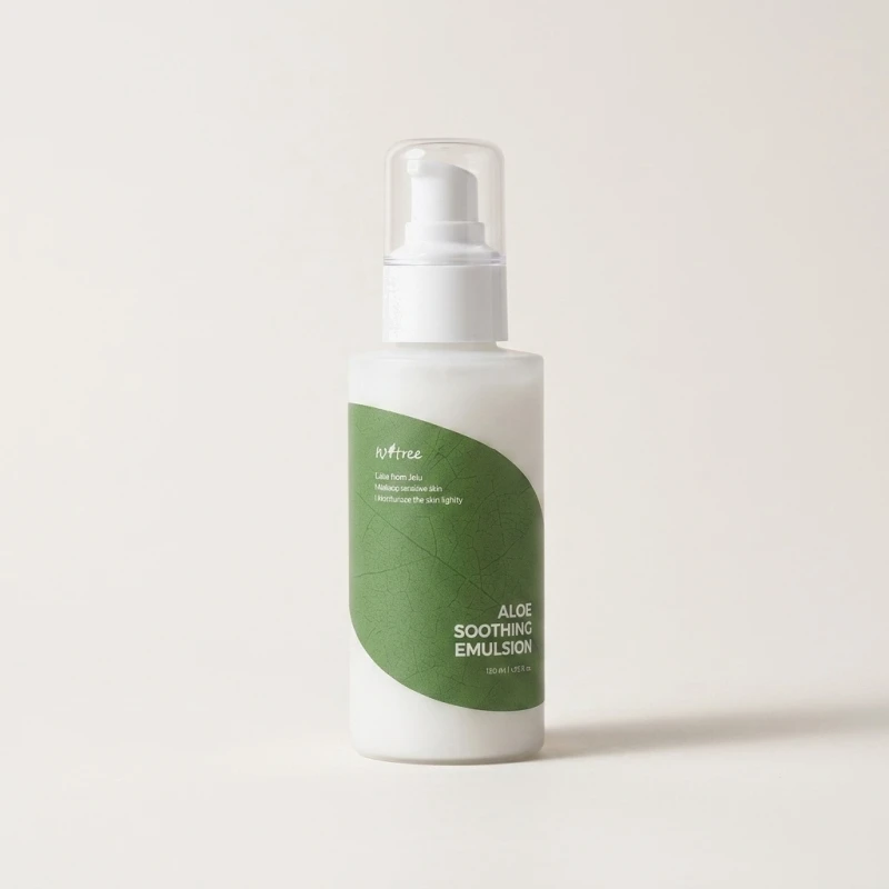 ISNTREE Aloe Soothing Emulsion 120ml - Hydrating Lightweight Face Moisturizer - Main Image