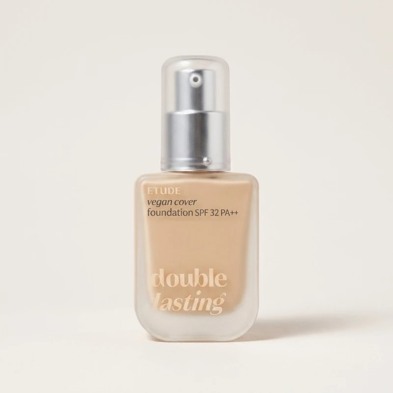 ETUDE Double Lasting Vegan Cover Foundation 21N1 Neutral Beige SPF 32 PA++ - Main Image