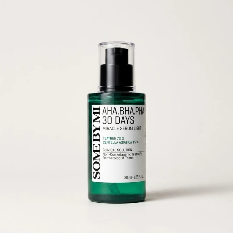 SOME BY MI AHA BHA PHA Miracle Serum Light 50ml - For Oily & Sensitive Skin - Main Image