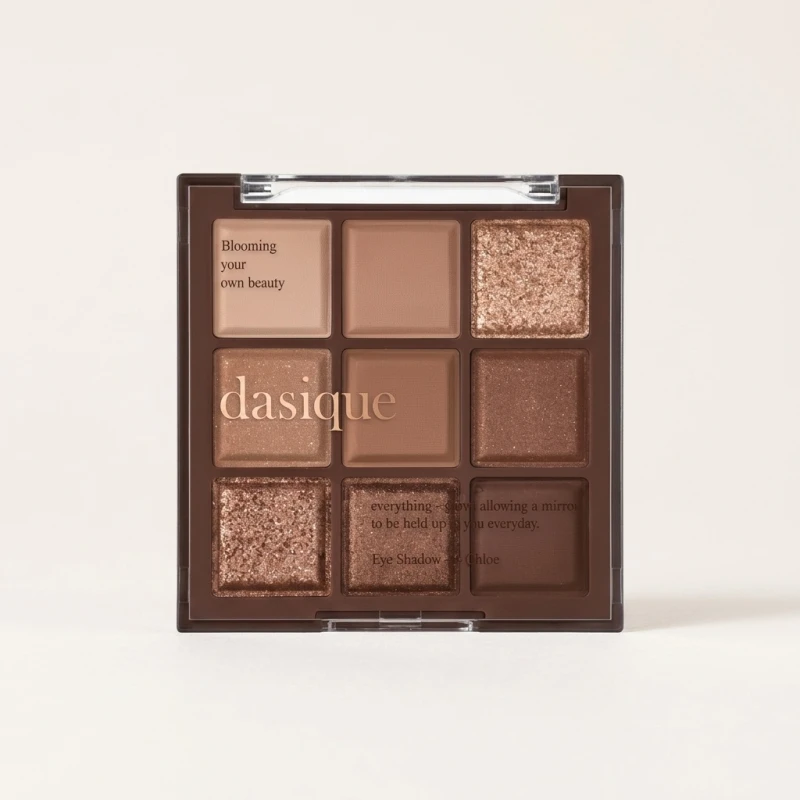 Dasique Shadow Palette 11 Chocolate Fudge - 9 Warm Brown Eyeshadow Tones - Main Image