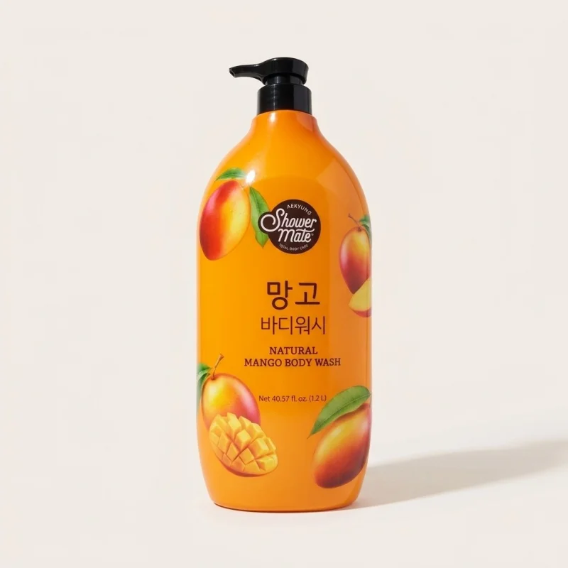 Shower Mate Mango Body Wash - Moisturizing Tropical Daily Cleanser 1.2kg - Main Image