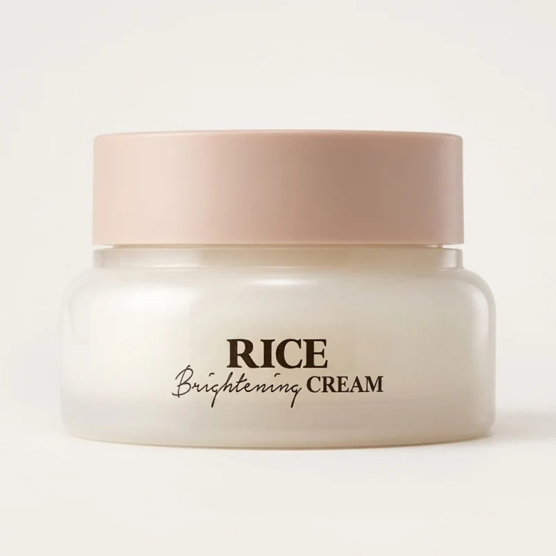 SKINFOOD Rice Brightening Cream 60ml - Radiance Boosting Daily Moisturizer  - Main Image