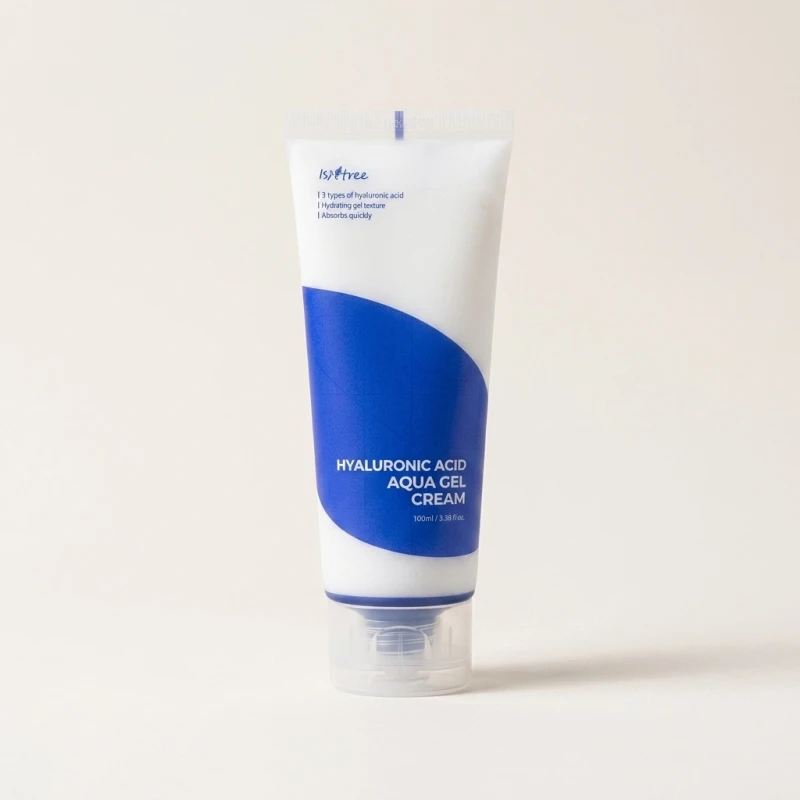 ISNTREE Hyaluronic Acid Aqua Gel Cream 100ml - Lightweight Hydrating Moisturizer - Main Image