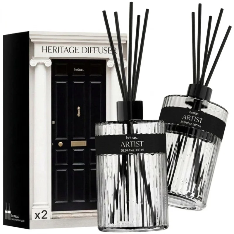 HETRAS Heritage Perfume Diffuser Artist, 500ml (2-Pack Set) - Main Image