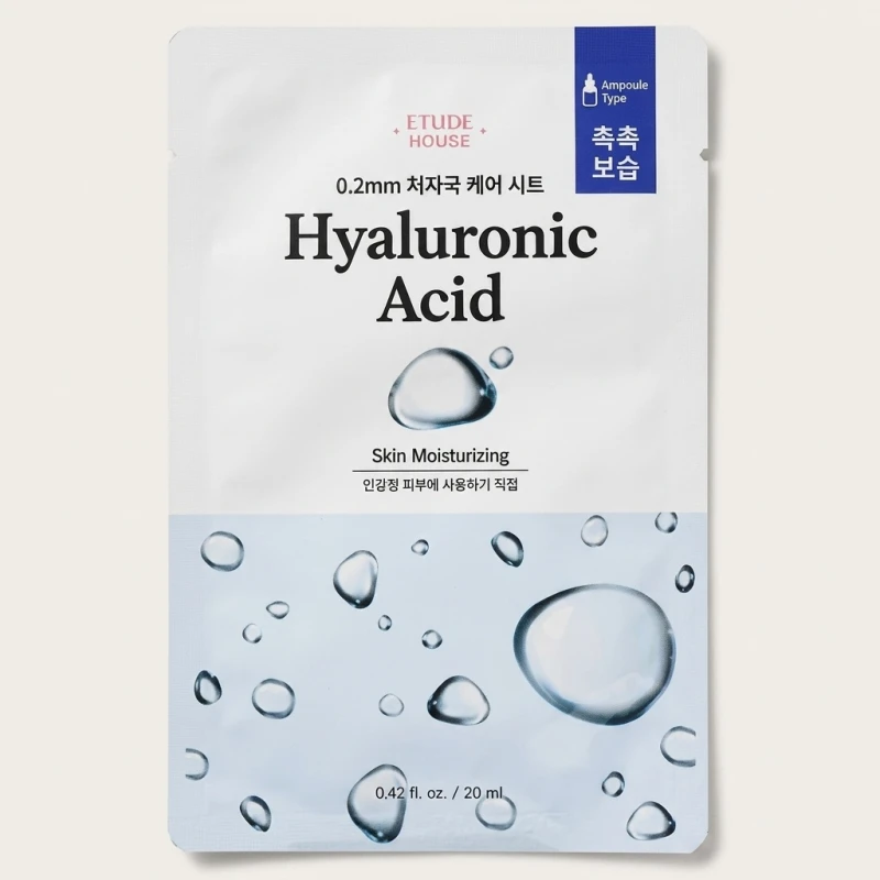 Etude House 0.2mm Therapy Air Mask Hyaluronic Acid - Moisturizing Sheet Mask - Main Image