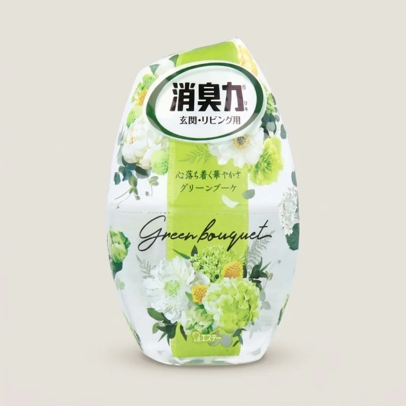 ST Shoshu-Riki Room Deodorant Power Green Bouquet Air Freshener, 400ml - Main Image