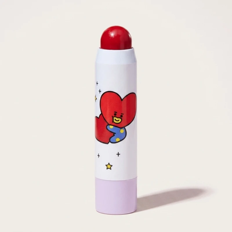 The Crème Shop BT21 Lip + Cheek Chic Stick - Tata Red Tinted Essence - Main Image