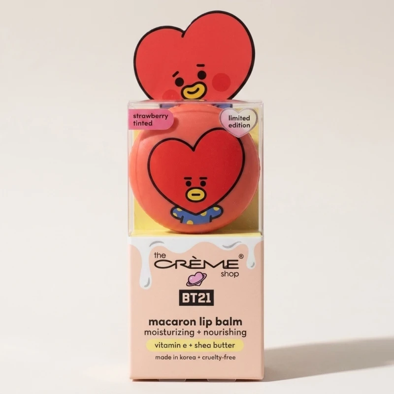 The Crème Shop x BT21 Tata Macaron Lip Balm - Strawberry Milk Tinted - Main Image