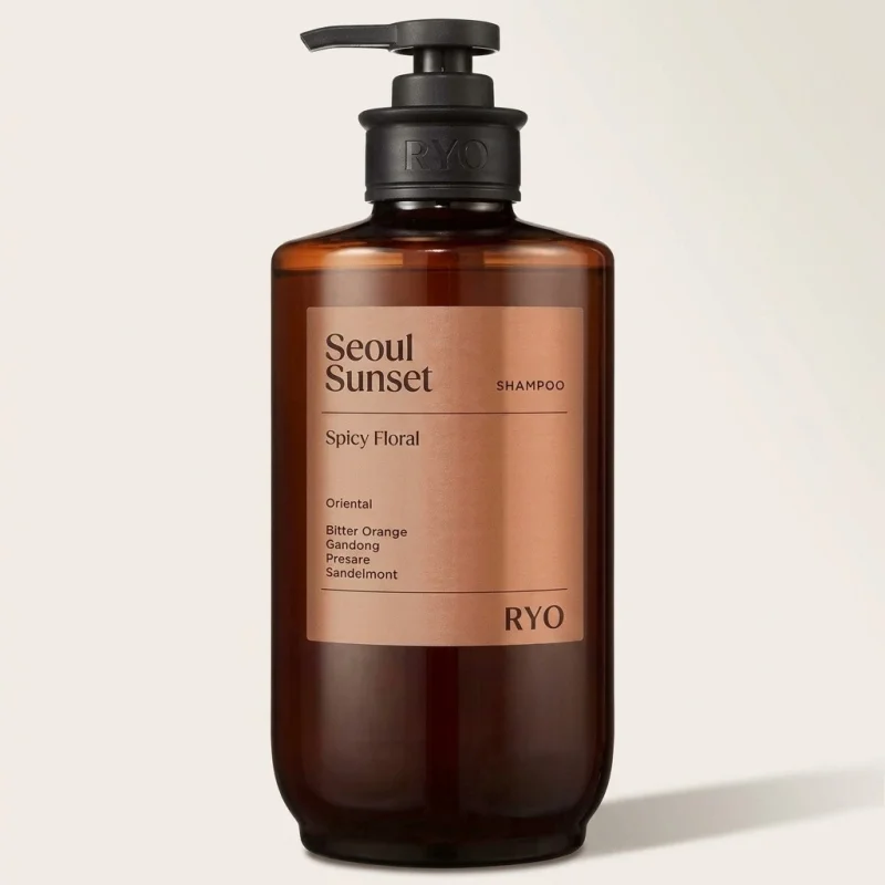 RYO Seoul Sunset Perfume Shampoo, Spicy Floral Fragrance, 585ml - Main Image