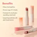 ROMAND Glasting Melting Balm 10 Nu Beige - High-Shine Hydrating Lip Color 5