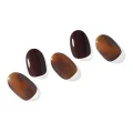 OHORA Semicured Gel Nail N Pumpkin Swirl - Amber Marble DIY Manicure 3